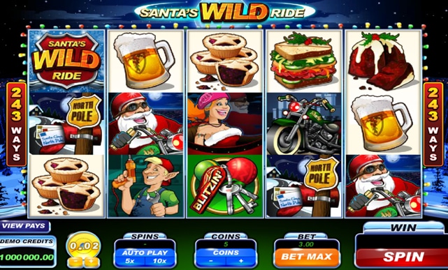 Santa’s Wild Ride Slot Online