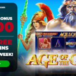 100 free spins on age of gods
