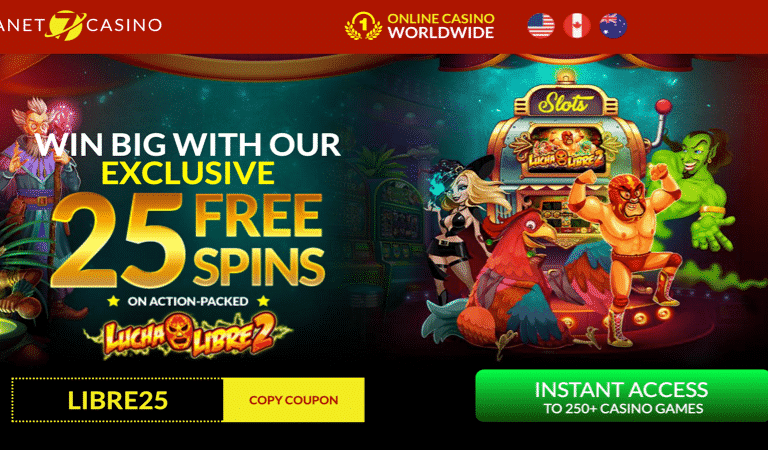 25 free spins on Lucha Libre 2