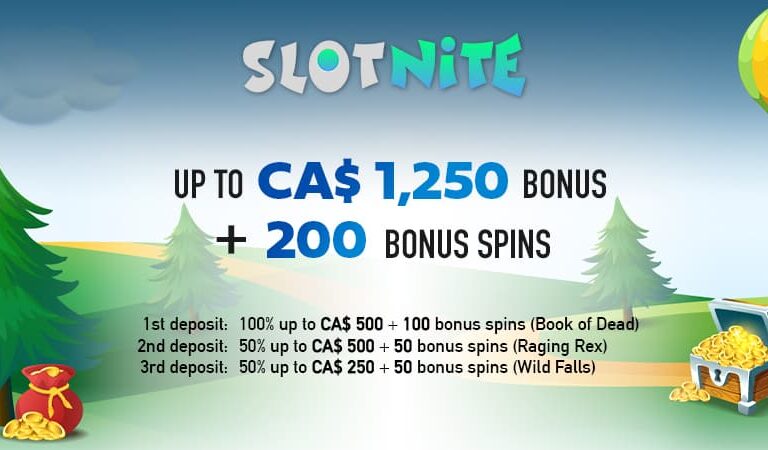 200 Bonus Spins on Book of Dead at Slotnite