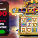 cleopatra free spins for Canadian players