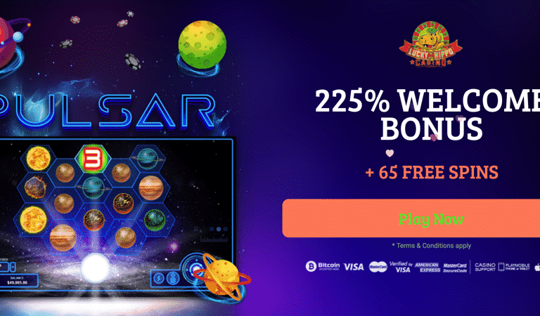 Pulsar Free Spins for Canadian Players – Lucky Hippo