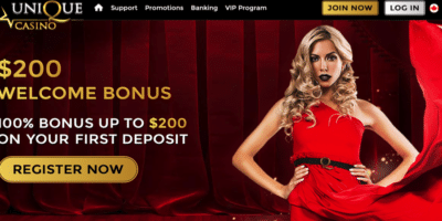 unique casino canada bonus