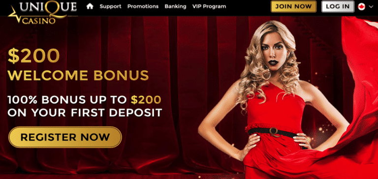 unique casino canada bonus